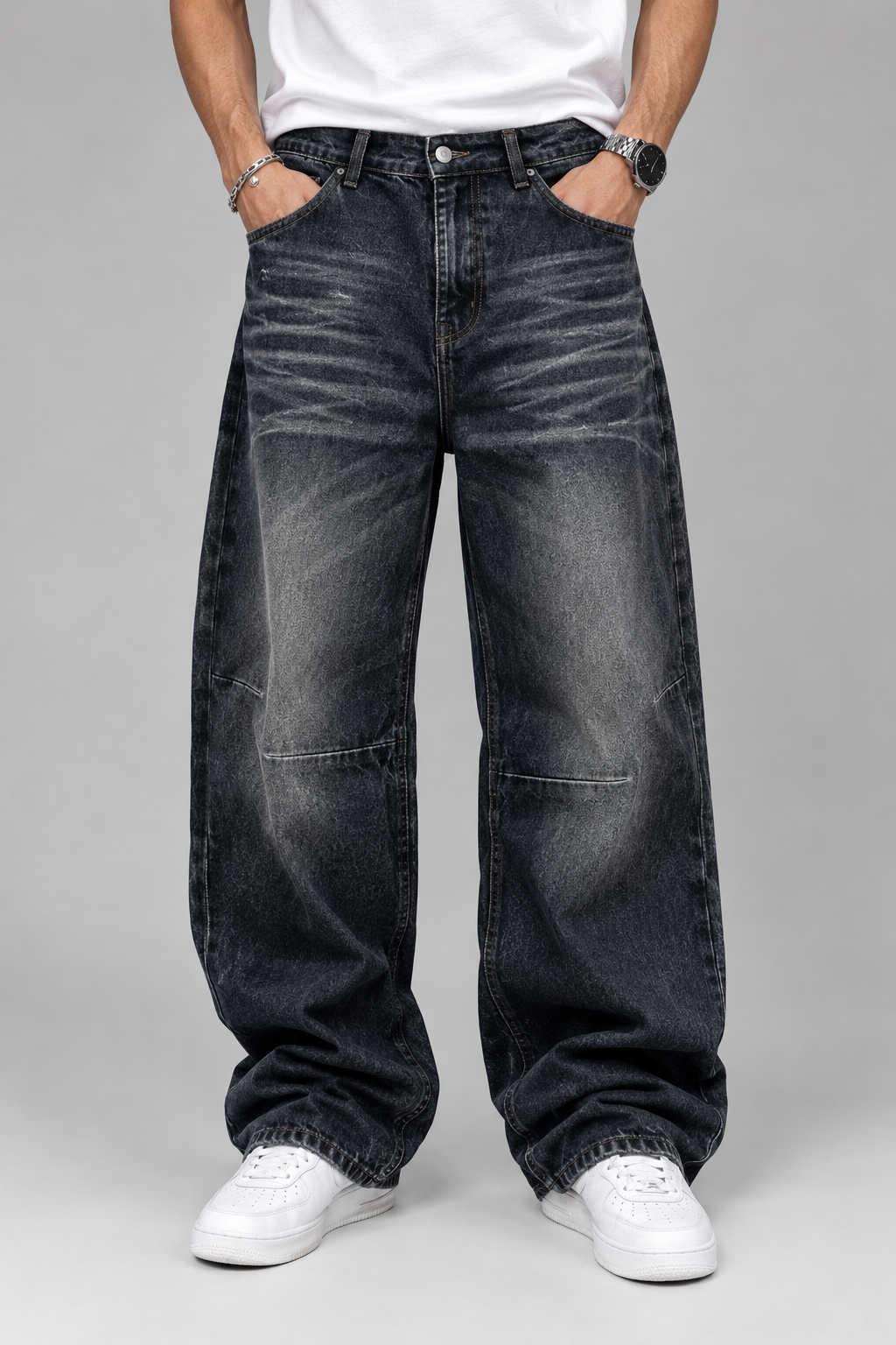 Jeans Baggy nero
