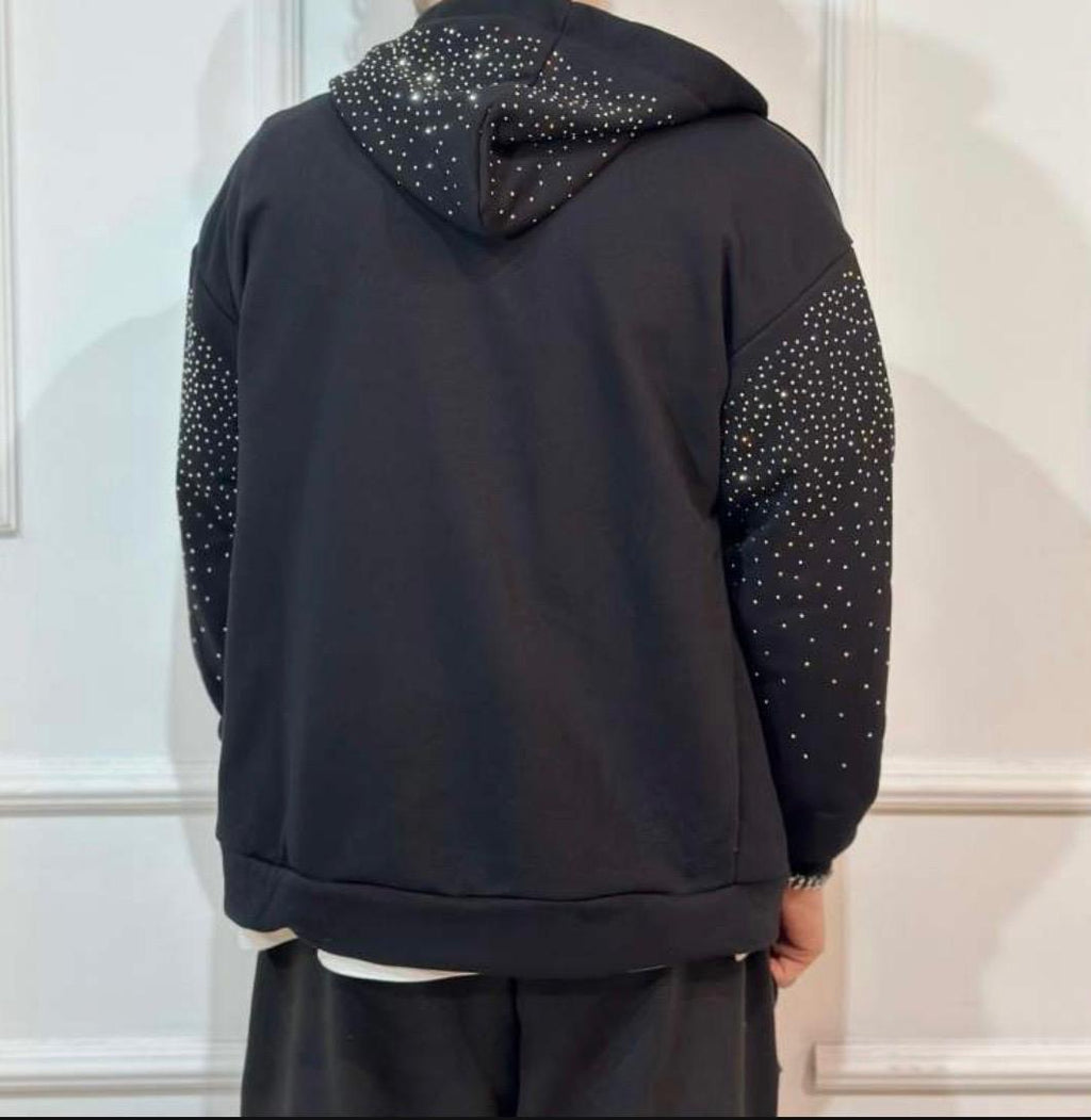 Felpa Crystal zip