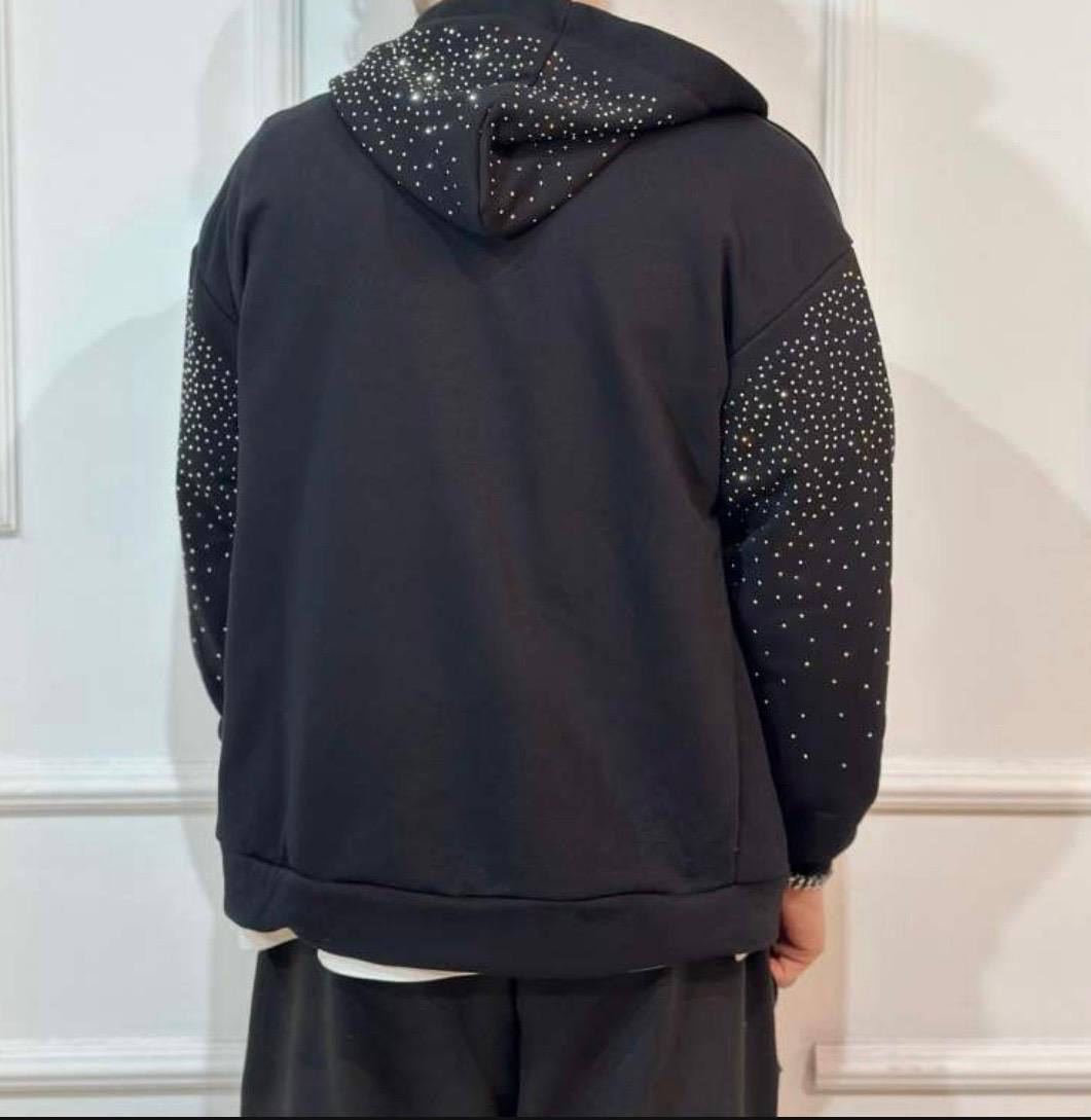 Felpa Crystal zip