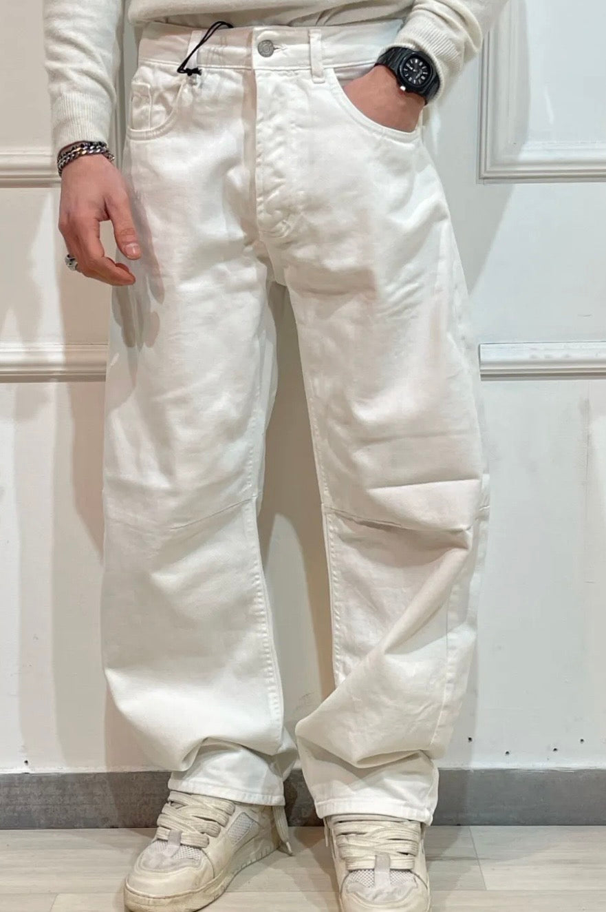 Jeans total white