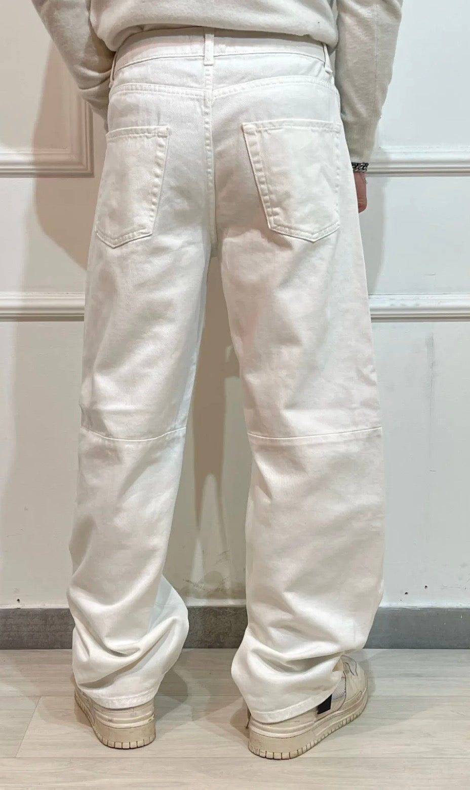 Jeans total white