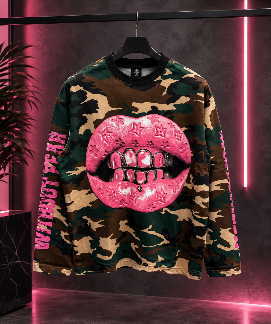 Felpa kiss militare