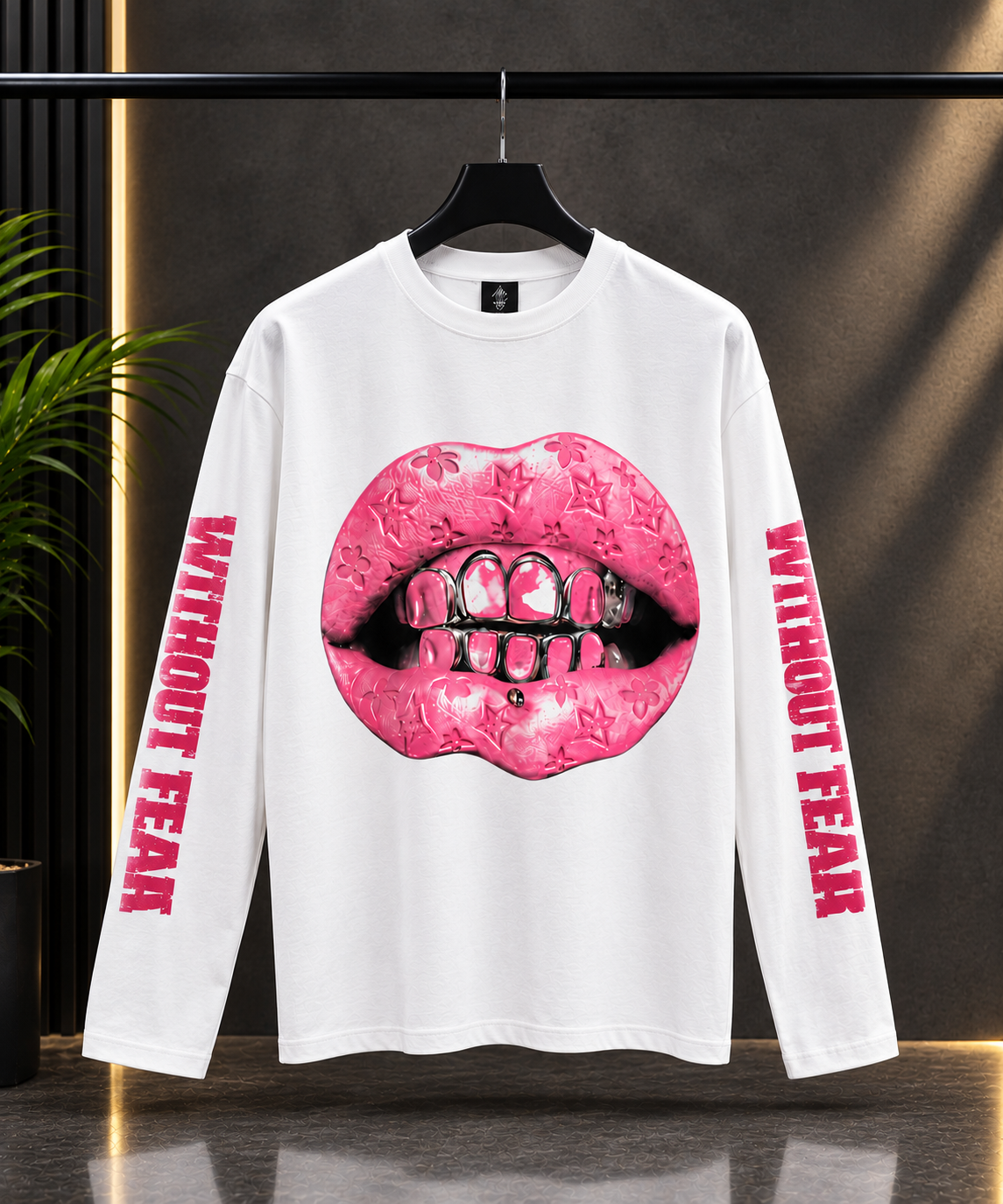 Long-sleeve white