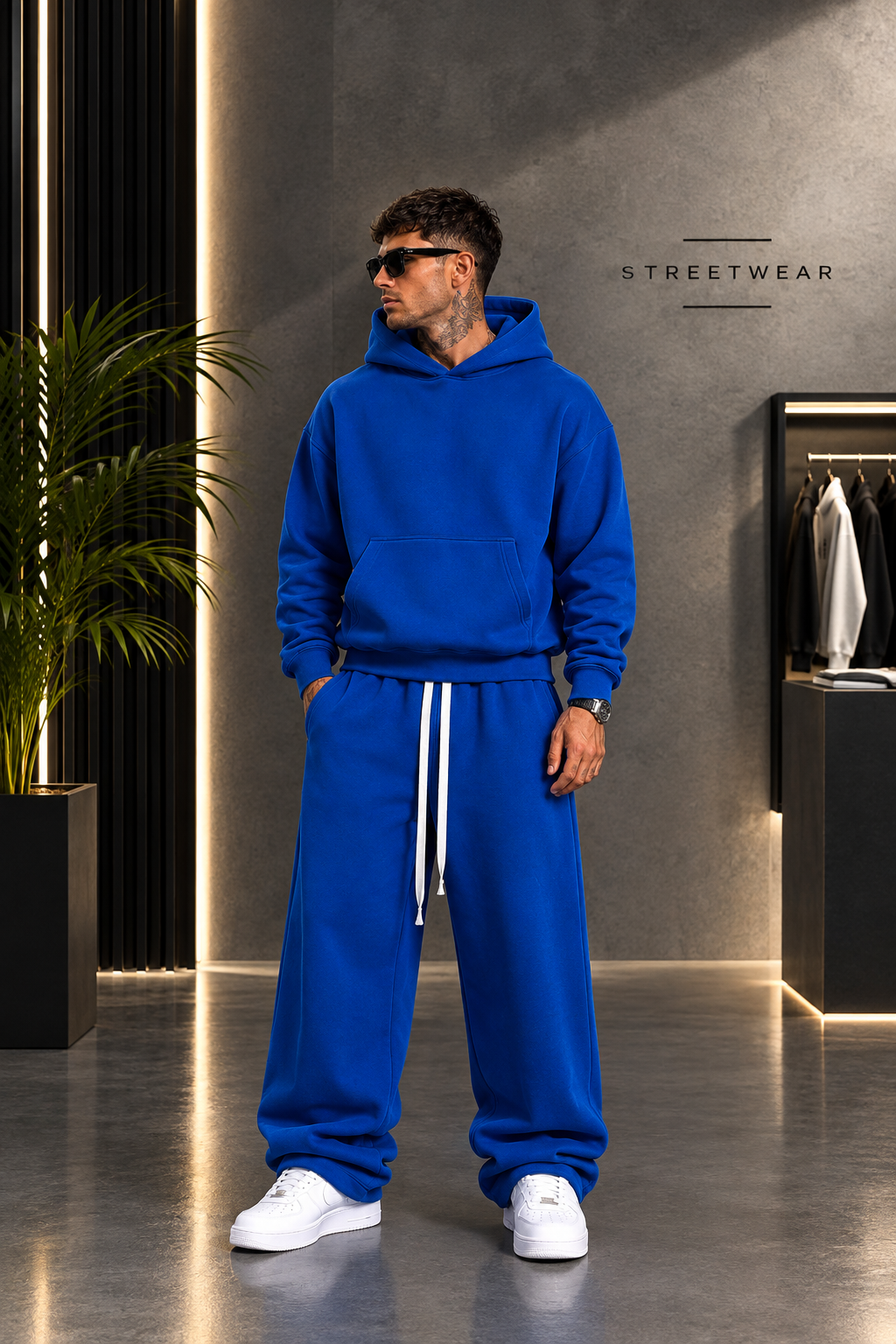 Tuta essential blu marino