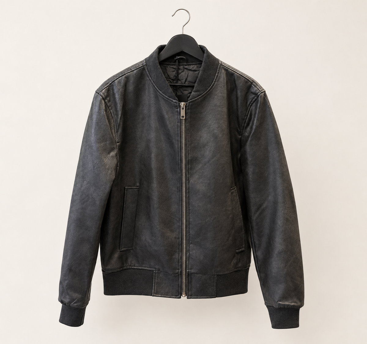 Bomber Vintage Effect nero