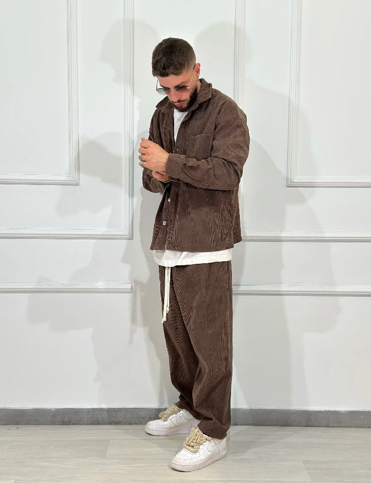 Coordinato in velluto